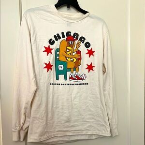 Chicago Graphic Long Sleeve Shirt size: S